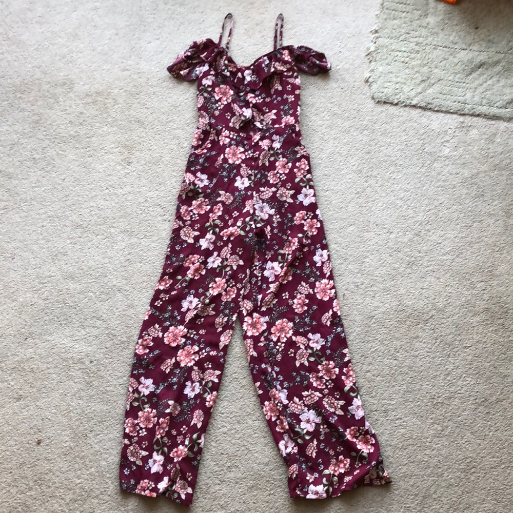 Flower pattern romper